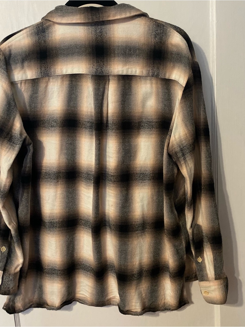 Madewell Flannel Oversized Ex-Boyfriend Shirt in Robson Plaid M - Picture 3 of 4